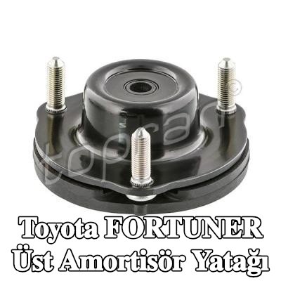 TOPRAN Üst amortisör yatağı Ön Aks Sol, Ön Aks Sağ, makaralı yatak olmadan — 2012 Toyota Fortuner