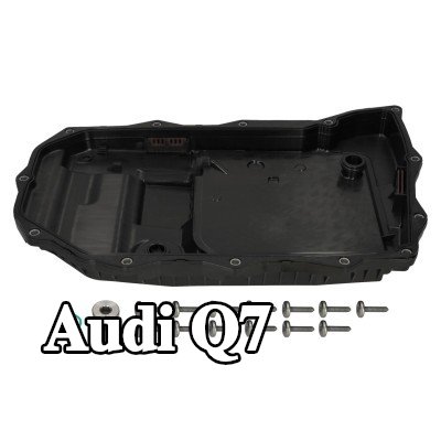 FEBI BILSTEIN Automatic transmission oil pan Oil sump with permanently integrated filter element, مع حشية/مانع تسرب, مع سدادة تصريف الزيت, مع مسامير/براغي — Audi Q7