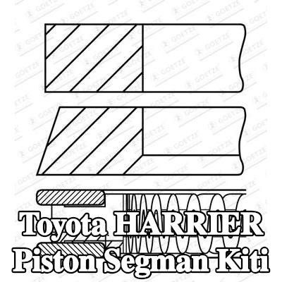 GOETZE ENGINE Piston Segman Kiti — Toyota Harrier