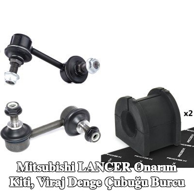 RIDEX Onarım kiti, anti-roll bar burcu Arka Aks her iki taraf, bağlantı çubuğu ile — Mitsubishi Lancer