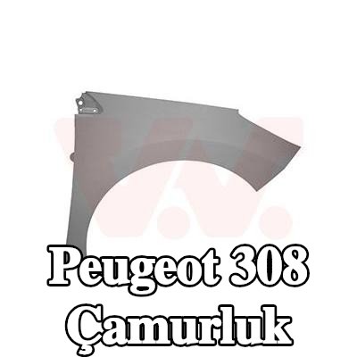 VAN WEZEL Çamurluk Sağ Ön — 2012 Peugeot 308