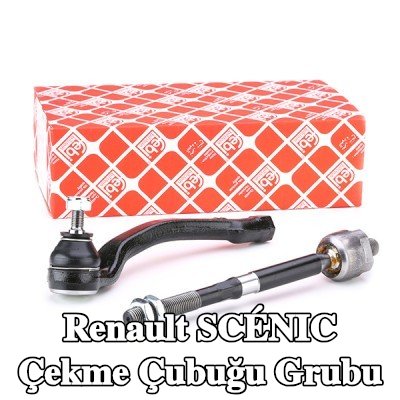 FEBI BILSTEIN Rot kolu grubu Ön Aks Sol, kilit somunu ile — 2004 Renault Scénic