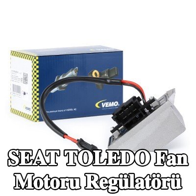 VEMO FAN motoru regülatörü Orijinal VEMO Kalitesi — SEAT Toledo