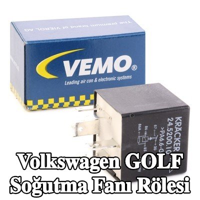 VEMO Soğutma fanı rölesi Q+, orijinal ekipman üreticisi kalitesi MADE IN GERMANY — 1990 Volkswagen Golf