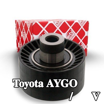 FEBI BILSTEIN بكرة الانحراف/التوجيه, V-ribbed belt Outer Diameter: 60mm — 2005 Toyota Aygo