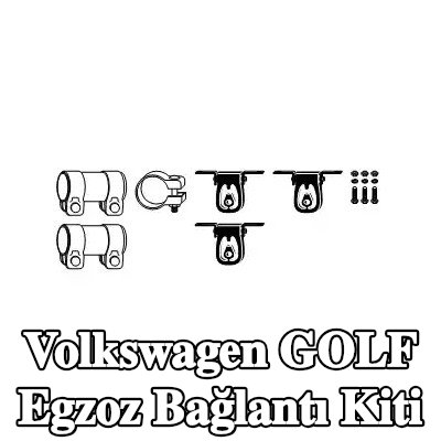 VEGAZ Egzoz bağlantı kiti — 2000 Volkswagen Golf