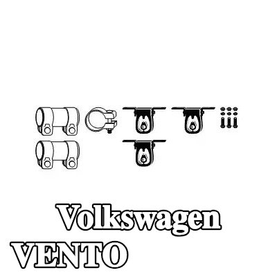VEGAZ طقم تركيب العادم — Volkswagen Vento