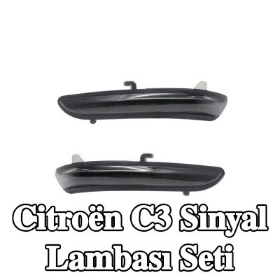 ABAKUS Sol dış ayna sinyal seti, Sağ dış ayna — Citroën C3