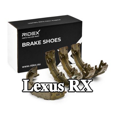 RIDEX مجموعة أحذية الفرامل للمحور الخلفي, 170mm, بدون ذراع — 2000 Lexus Rx