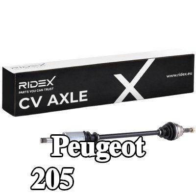 RIDEX عمود الدفع للمحور الأمامي الأيمن, 797, 3mm — Peugeot 205
