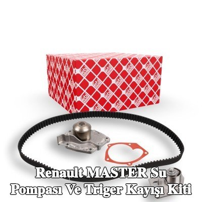 FEBI BILSTEIN Su pompası ve triger kayışı kiti Diş Sayısı: 132 — 2002 Renault Master