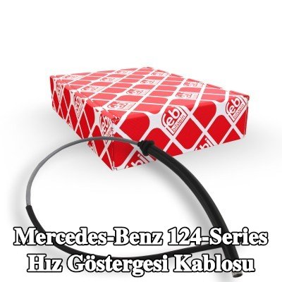 FEBI BILSTEIN Hız göstergesi kablosu — Mercedes-Benz 124-Series