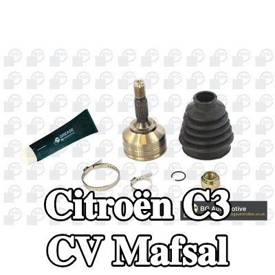 BGA CV mafsalı Ön Aks Sol, Ön Aks Sağ, Tekerlek Tarafı — 2002 Citroën C3