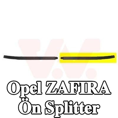 VAN WEZEL Ön splitter Sol Ön — Opel Zafira