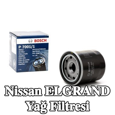 BOSCH Tek çek valflı yağ filtresi — 2003 Nissan Elgrand