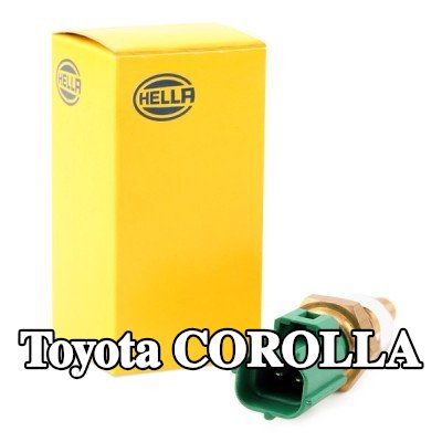 HELLA مستشعر, درجة حرارة سائل التبريد M12x1, 5, مع حشية/مانع تسرب — 2011 Toyota Corolla