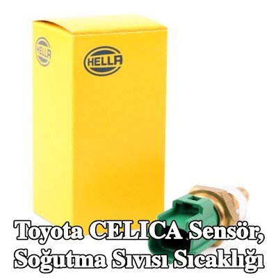 HELLA Sensör, soğutma suyu sıcaklığı M12x1, 5, contalı/sızdırmaz — Toyota Celica