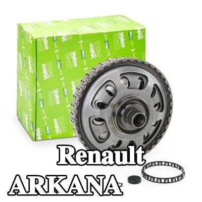 VALEO طقم القابض DWC DUALCLUTCH KIT, مع محمل تحرير القابض — Renault Arkana