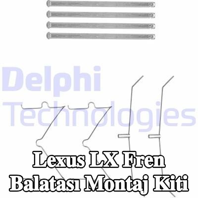 DELPHI Fren balatası montaj kiti — Lexus Lx