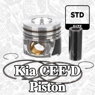 ET ENGINETEAM Piston segmanlı piston — 2012 Kia Cee'd