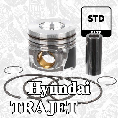 ET ENGINETEAM مكبس مزود بحلقات مكبس — 2002 Hyundai Trajet