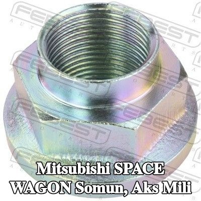 FEBEST Somun, aks mili — Mitsubishi Space Wagon