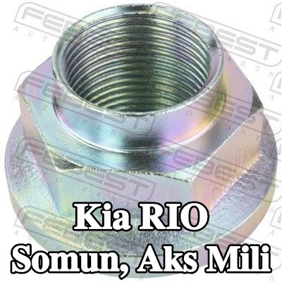 FEBEST Somun, aks mili — Kia Rio