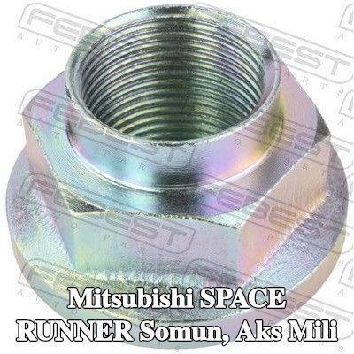 FEBEST Somun, aks mili — Mitsubishi Space Runner