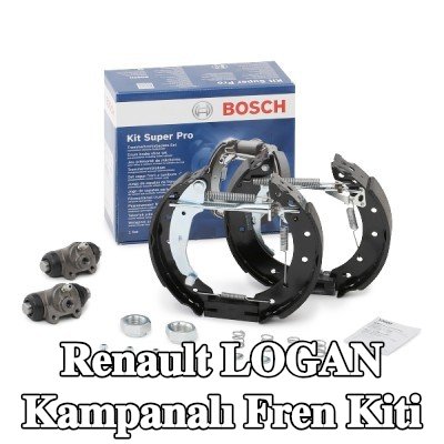 BOSCH Aksesuarları dahil tambur fren kiti, tekerlek fren silindiri ile — Renault Logan