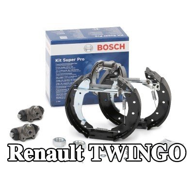 BOSCH مجموعة فرامل أسطوانية مع الملحقات, مع أسطوانة فرامل العجلة — 2012 Renault Twingo