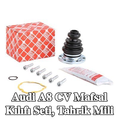FEBI BILSTEIN CV kılıf kiti, lastik tahrik mili, gres ile — 2002 Audi A8