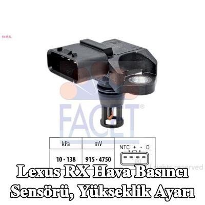 FACET Hava Basıncı Sensörü, yükseklik ayarı İtalya'da üretilmiştir - OE Eşdeğeri — 2012 Lexus Rx
