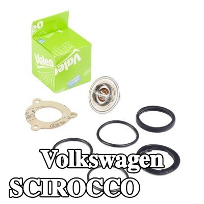 VALEO ثرموستات 88°C, مع حشيات/مانعات تسرب — Volkswagen Scirocco