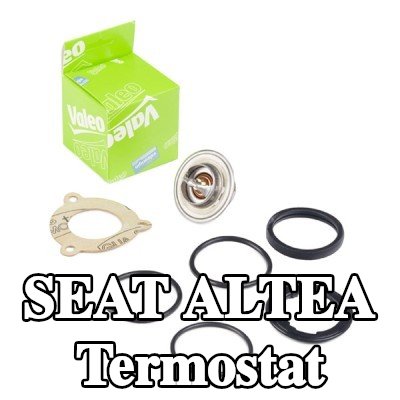 VALEO Termostat 88°C, conta/sızdırmazlık elemanları ile — SEAT Altea