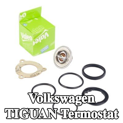VALEO Termostat 88°C, conta/sızdırmazlık elemanları ile — 2012 Volkswagen Tiguan