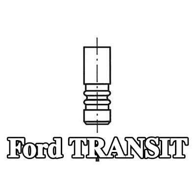 FRECCIA صمام السحب ساق الصمام المطلي بالكروم — 2015 Ford Transit