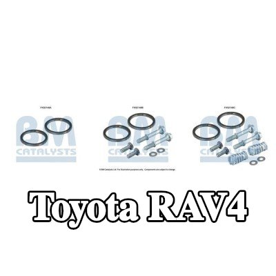 BM CATALYSTS مجموعة تركيب المحول الحفاز — Toyota Rav4