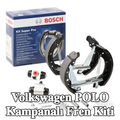 BOSCH Aksesuarları dahil tambur fren kiti, tekerlek fren silindiri ile — 2002 Volkswagen Polo