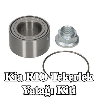 FEBI BILSTEIN Sol ön aks tekerlek yatağı kiti, Ön Aks Sağ, tutma halkası, aks somunu ile — Kia Rio
