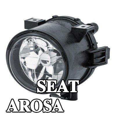 HELLA مصباح ضباب يسار, H3, بدون لمبة — SEAT Arosa