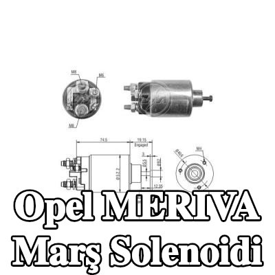 ERA Marş solenoidi — Opel Meriva