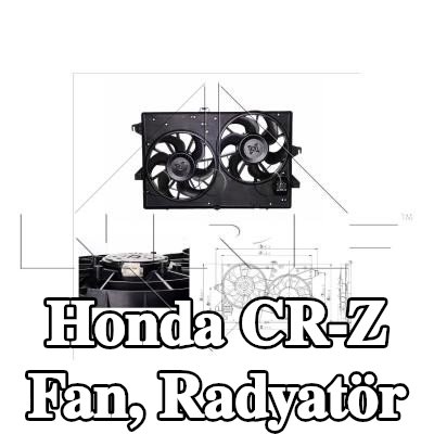 NRF Fan, radyatör 300mm, radyatör fan kapağı — Honda Cr-z