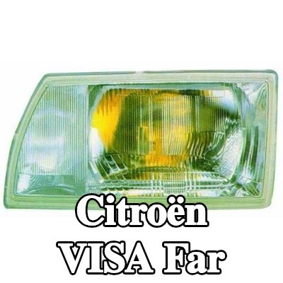 ABAKUS Far Sol, H4, Lens Rengi (yön göstergesi): Kristal berraklığında, ampul içermez — Citroën Visa