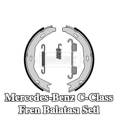 BORG & BECK Fren Balatası Seti — 2011 Mercedes-Benz C-Class