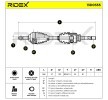 RIDEX Tahrik mili Ön Aks Sağ, 967mm — 2002 Renault Laguna (7)