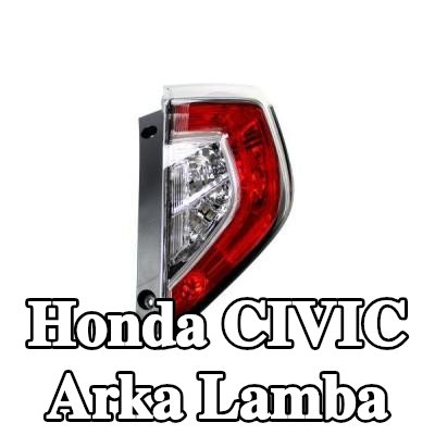 ABAKUS Arka lamba Sağ, ampuller olmadan — 2017 Honda Civic