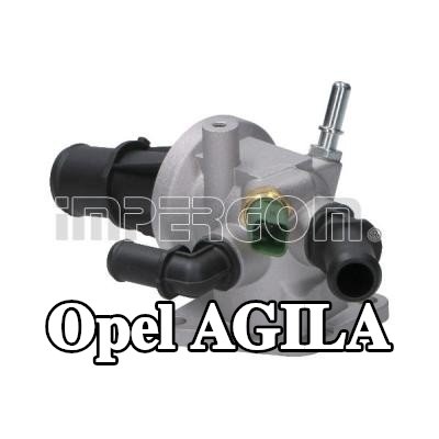 ORIGINAL IMPERIUM شفة سائل التبريد مع حشية/مانع تسرب, مزود بثرموستات — Opel Agila