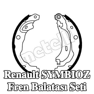 METELLI Fren Balatası Seti — Renault Symbioz