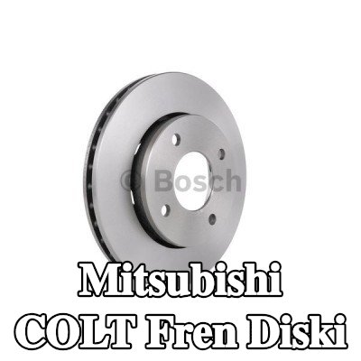 BOSCH Fren diski Dış Çap: 256mm, Havalandırmalı, Yağlanmış — Mitsubishi Colt
