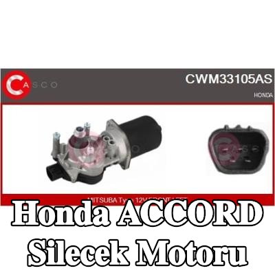 CASCO Silecek motoru Ön, 12V — Honda Accord